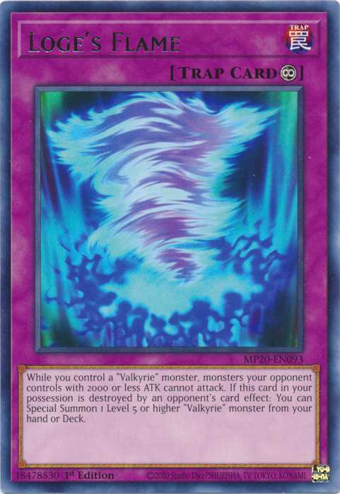 Loge's Flame [MP20-EN093] Rare | Card Merchant Takapuna