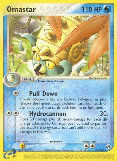 Omastar (19/100) [EX: Sandstorm] | Card Merchant Takapuna