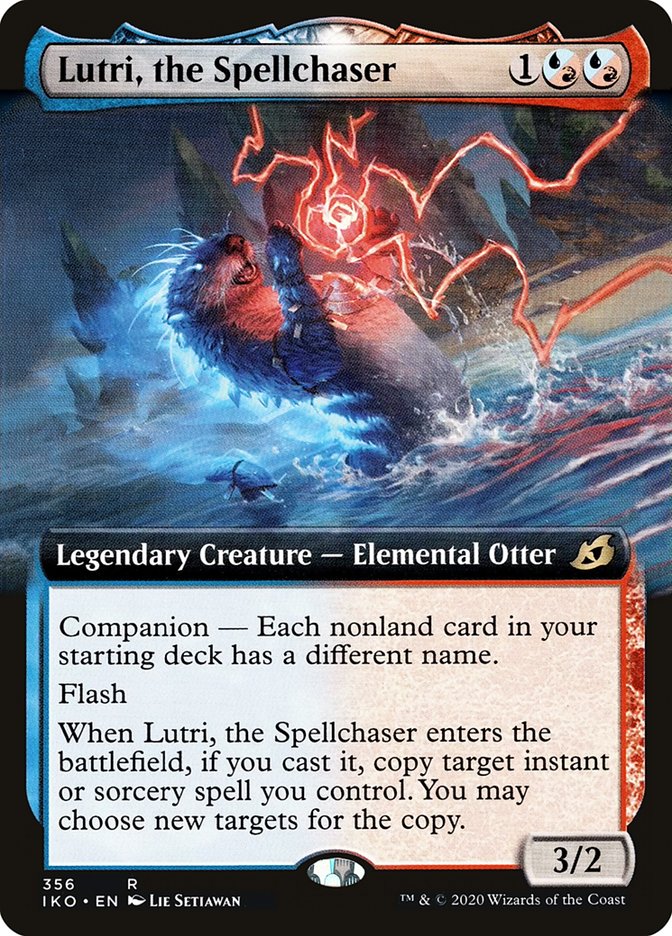 Lutri, the Spellchaser (Extended Art) [Ikoria: Lair of Behemoths] | Card Merchant Takapuna