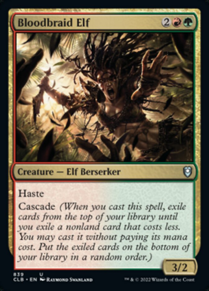 Bloodbraid Elf [Commander Legends: Battle for Baldur's Gate] | Card Merchant Takapuna