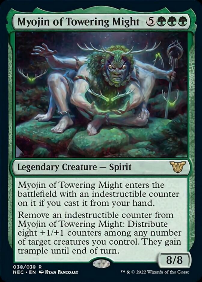 Myojin of Towering Might [Kamigawa: Neon Dynasty Commander] | Card Merchant Takapuna