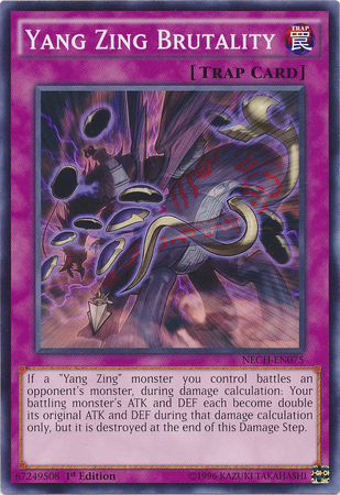 Yang Zing Brutality [NECH-EN075] Common | Card Merchant Takapuna