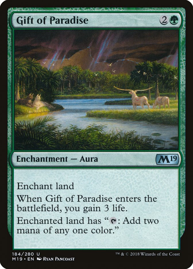 Gift of Paradise [Core Set 2019] | Card Merchant Takapuna