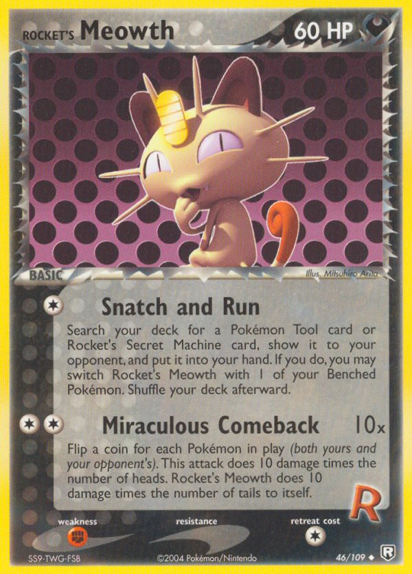 Rocket's Meowth (46/109) [EX: Team Rocket Returns] | Card Merchant Takapuna