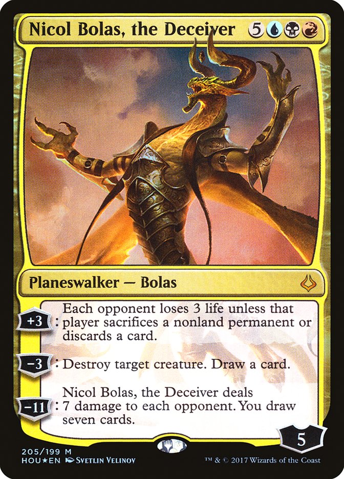 Nicol Bolas, the Deceiver [Hour of Devastation] | Card Merchant Takapuna