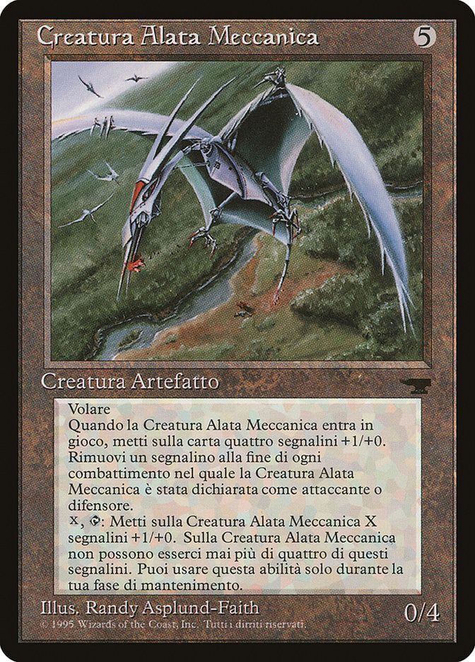 Clockwork Avian (Italian) - "Creatura Alata Meccanica" [Rinascimento] | Card Merchant Takapuna