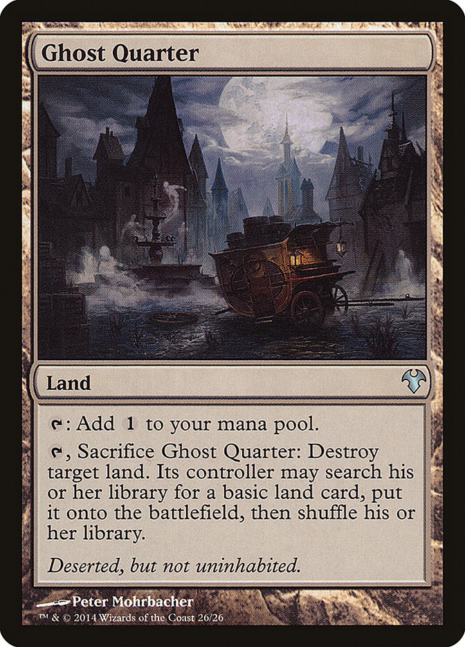 Ghost Quarter [Modern Event Deck 2014] | Card Merchant Takapuna