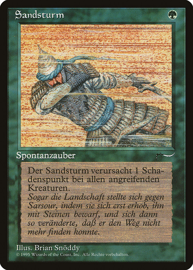 Sandstorm (German) - "Sandsturm" [Renaissance] | Card Merchant Takapuna