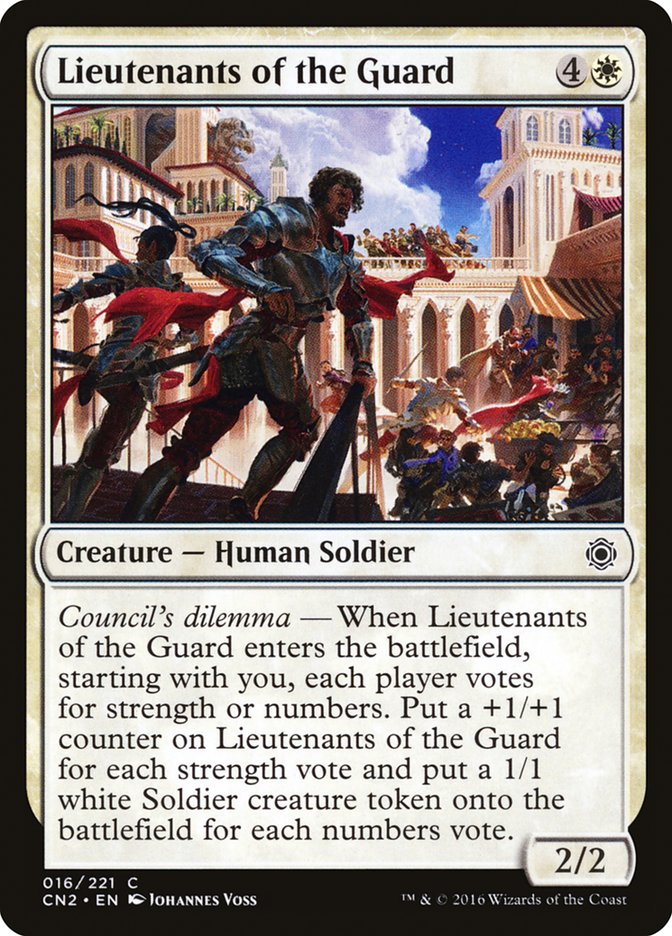 Lieutenants of the Guard [Conspiracy: Take the Crown] | Card Merchant Takapuna