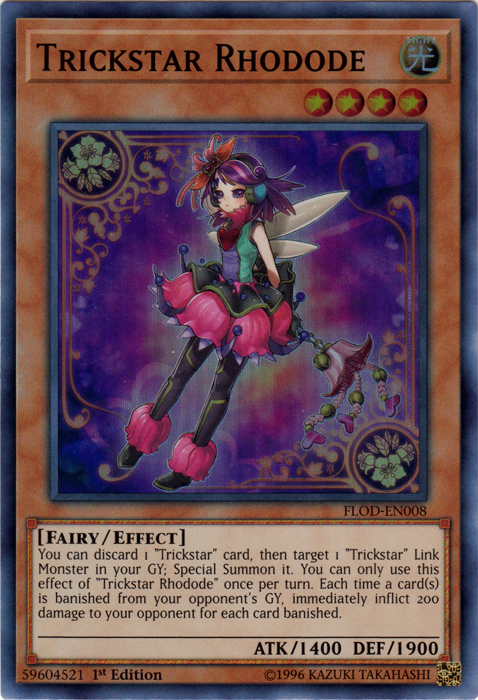 Trickstar Rhodode [FLOD-EN008] Super Rare | Card Merchant Takapuna