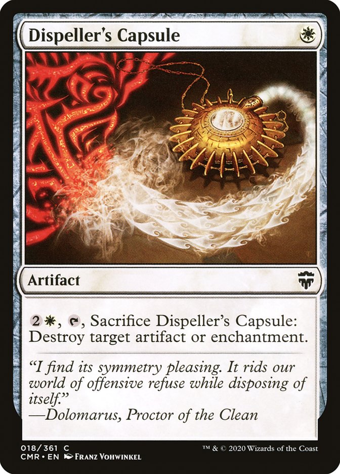 Dispeller's Capsule [Commander Legends] | Card Merchant Takapuna