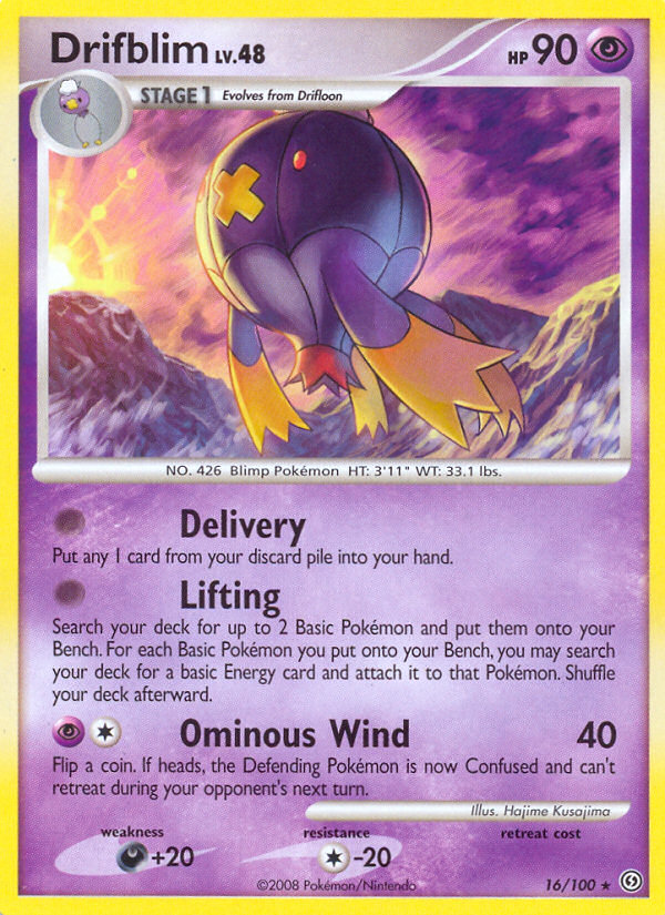 Drifblim (16/100) [Diamond & Pearl: Stormfront] | Card Merchant Takapuna