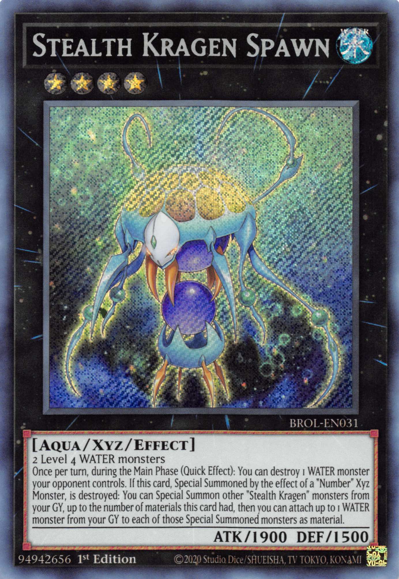 Stealth Kragen Spawn [BROL-EN031] Secret Rare | Card Merchant Takapuna