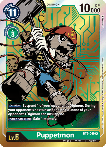 Puppetmon [BT2-049] (Dash Pack) [Release Special Booster Ver.1.0 Promos] | Card Merchant Takapuna