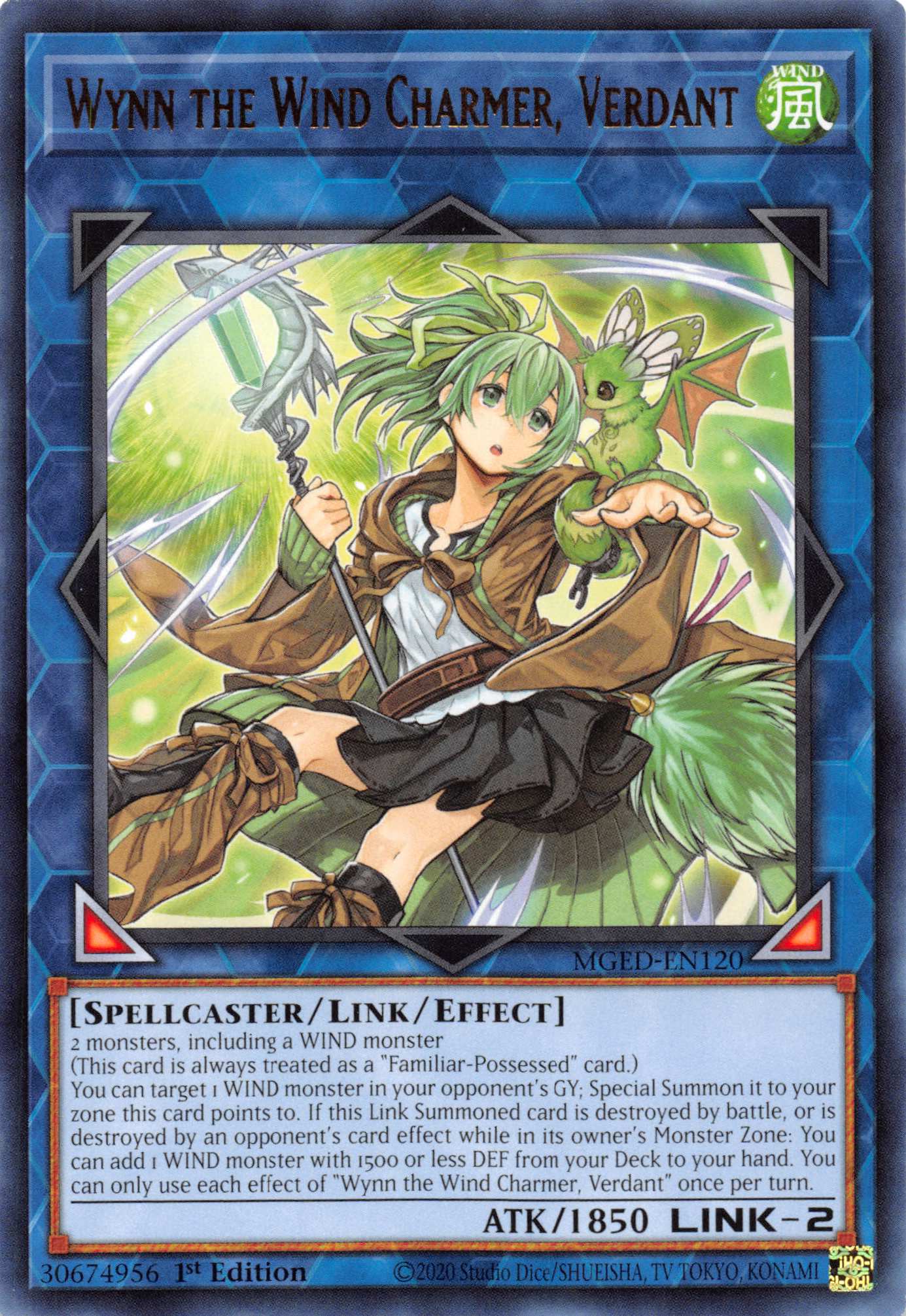 Wynn the Wind Charmer, Verdant [MGED-EN120] Rare | Card Merchant Takapuna