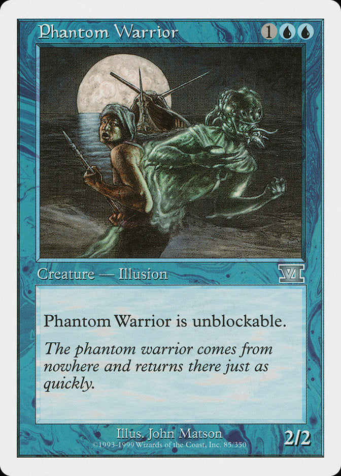 Phantom Warrior [Classic Sixth Edition] | Card Merchant Takapuna