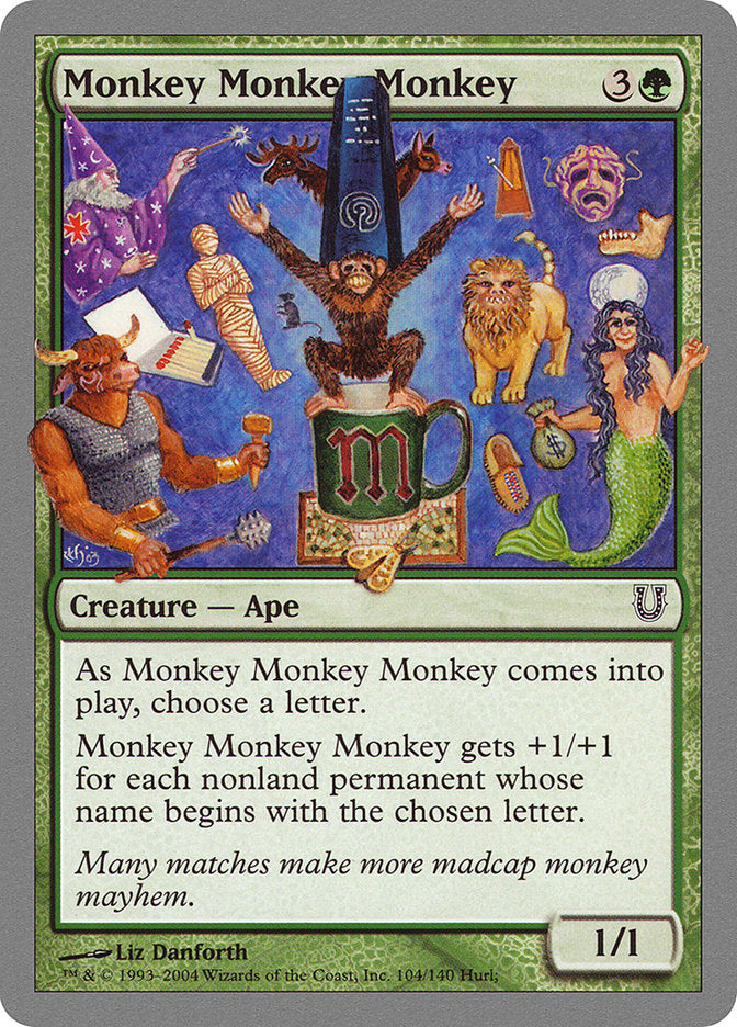 Monkey Monkey Monkey [Unhinged] | Card Merchant Takapuna