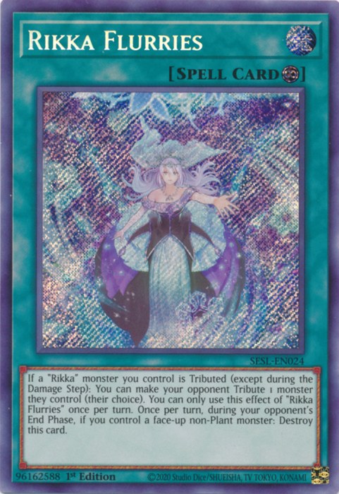 Rikka Flurries [SESL-EN024] Secret Rare | Card Merchant Takapuna