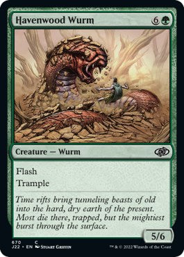 Havenwood Wurm [Jumpstart 2022] | Card Merchant Takapuna