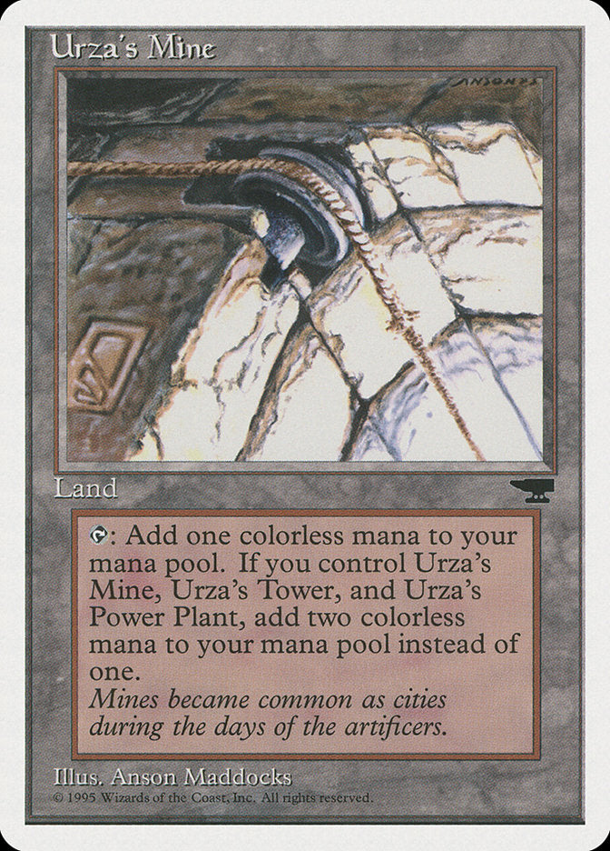 Urza's Mine (Pulley Embedded in Stone) [Chronicles] | Card Merchant Takapuna