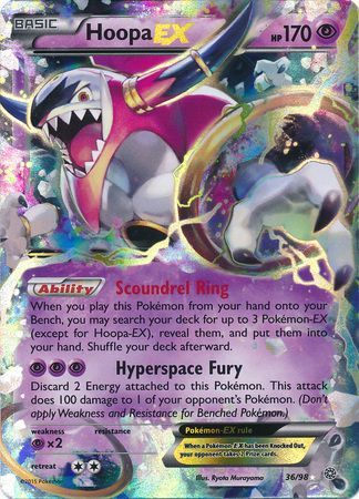 Hoopa EX (36/98) (Jumbo Card) [XY: Ancient Origins] | Card Merchant Takapuna