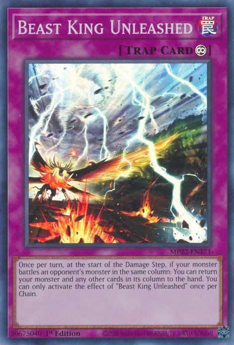 Beast King Unleashed [MP22-EN171] Super Rare | Card Merchant Takapuna