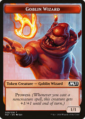 Demon // Goblin Wizard Double-Sided Token [Core Set 2021 Tokens] | Card Merchant Takapuna