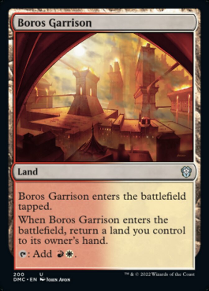 Boros Garrison [Dominaria United Commander] | Card Merchant Takapuna