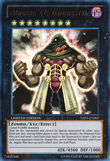 Number 22: Zombiestein [YZ03-EN001] Ultra Rare | Card Merchant Takapuna