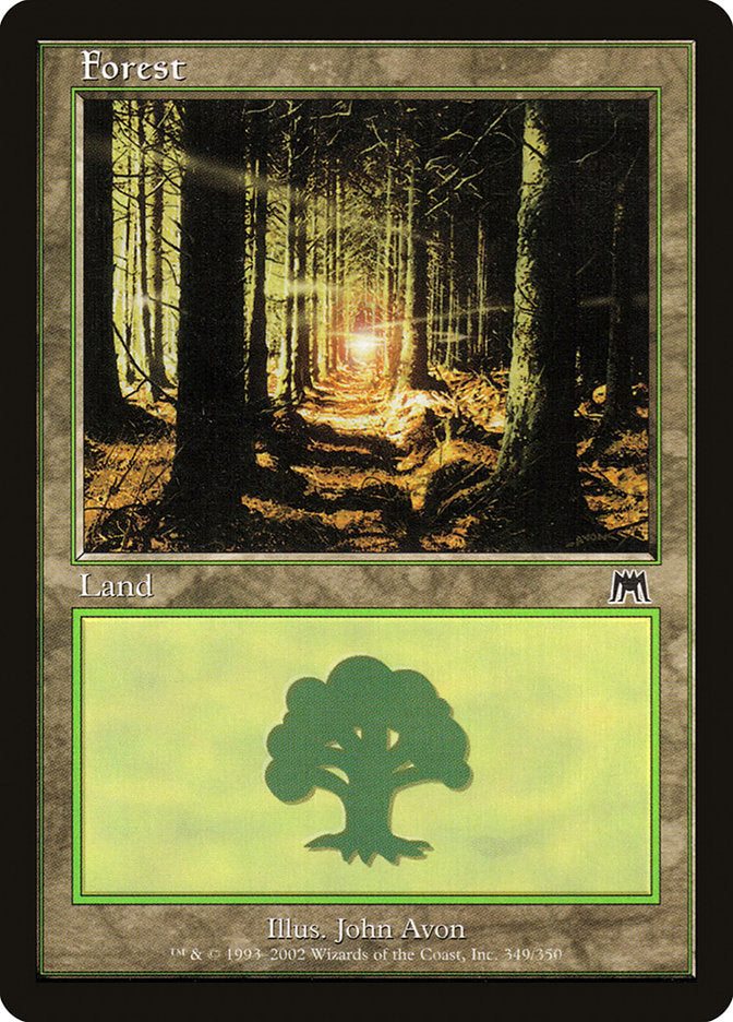 Forest (349) [Onslaught] | Card Merchant Takapuna