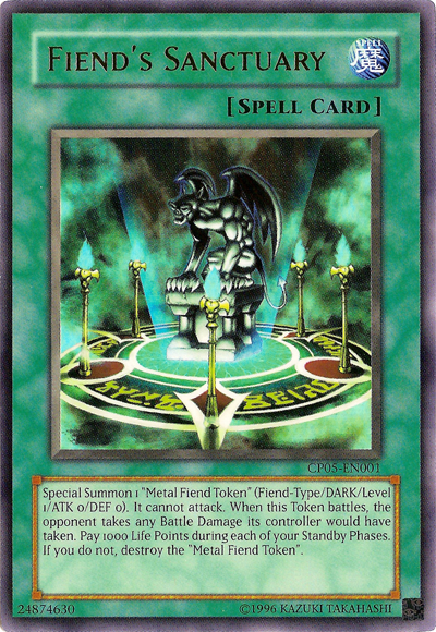 Fiend's Sanctuary [CP05-EN001] Ultra Rare | Card Merchant Takapuna