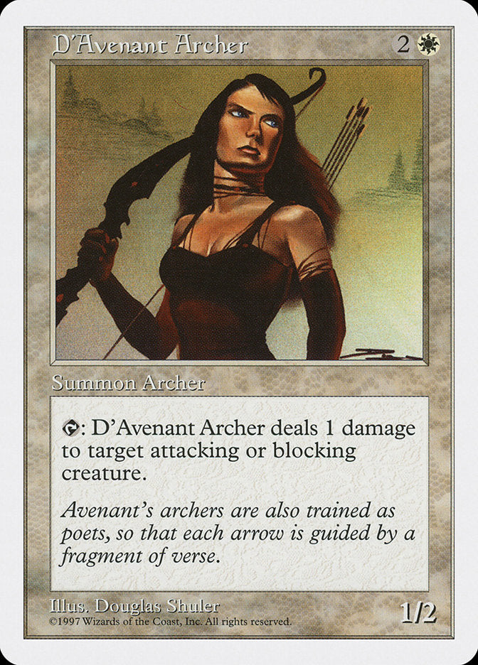 D'Avenant Archer [Fifth Edition] | Card Merchant Takapuna