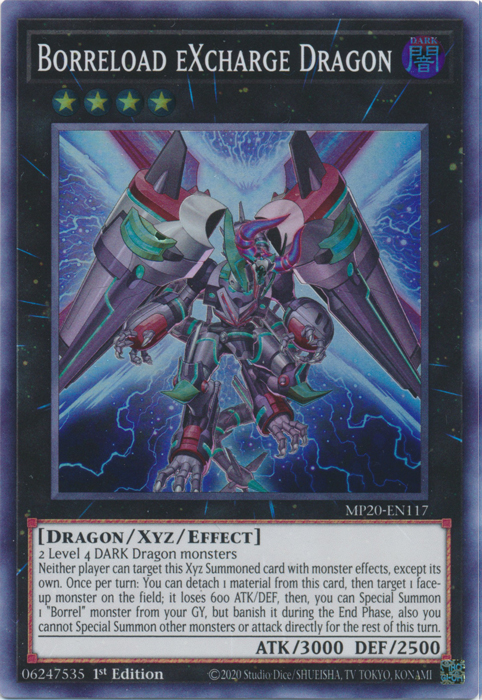 Borreload eXcharge Dragon [MP20-EN117] Super Rare | Card Merchant Takapuna