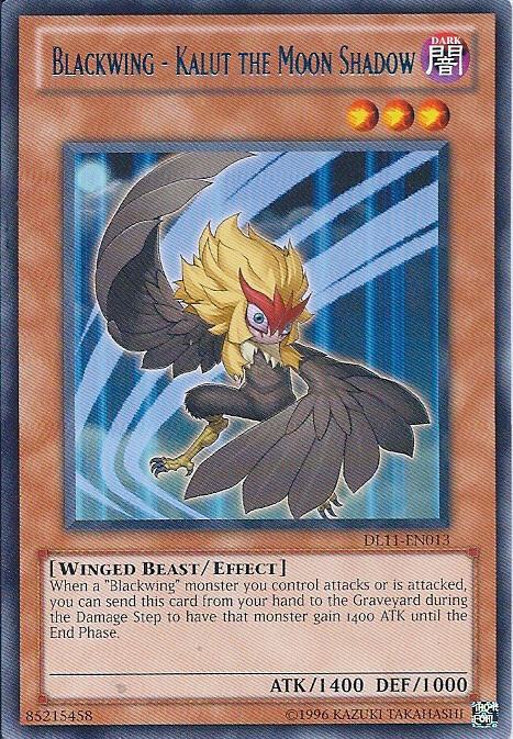 Blackwing - Kalut the Moon Shadow (Blue) [DL11-EN013] Rare | Card Merchant Takapuna