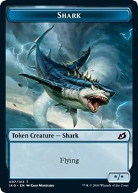 Shark // Human Soldier (003) Double-Sided Token [Ikoria: Lair of Behemoths Tokens] | Card Merchant Takapuna