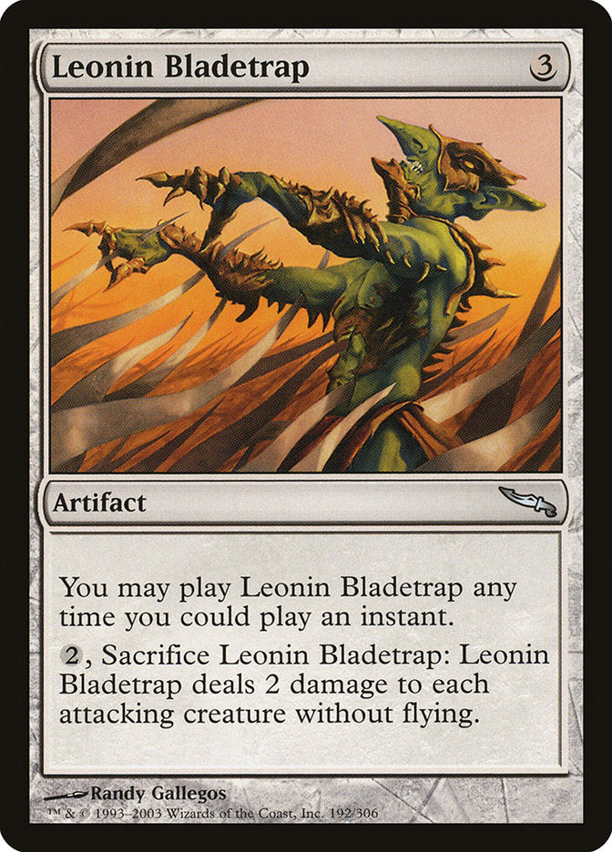 Leonin Bladetrap [Mirrodin] | Card Merchant Takapuna