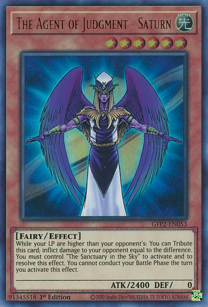 The Agent of Judgment - Saturn [GFP2-EN053] Ultra Rare | Card Merchant Takapuna