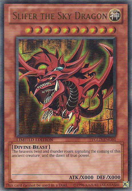 Slifer the Sky Dragon [YGLD-ENG01] Ultra Rare | Card Merchant Takapuna