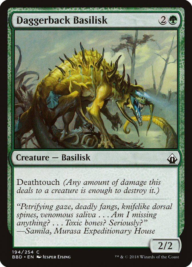 Daggerback Basilisk [Battlebond] | Card Merchant Takapuna