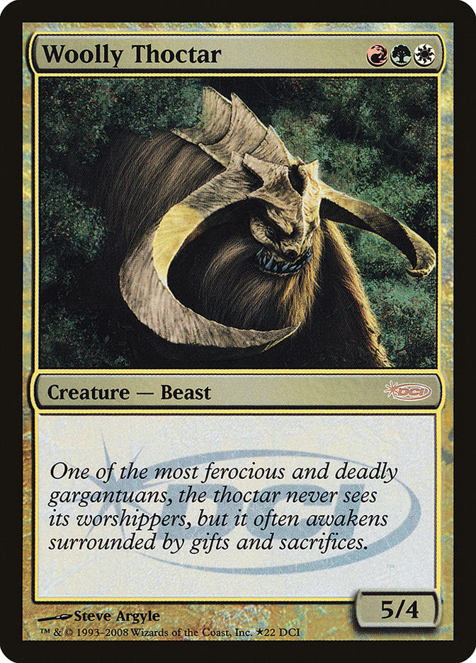 Woolly Thoctar [Wizards Play Network 2008] | Card Merchant Takapuna