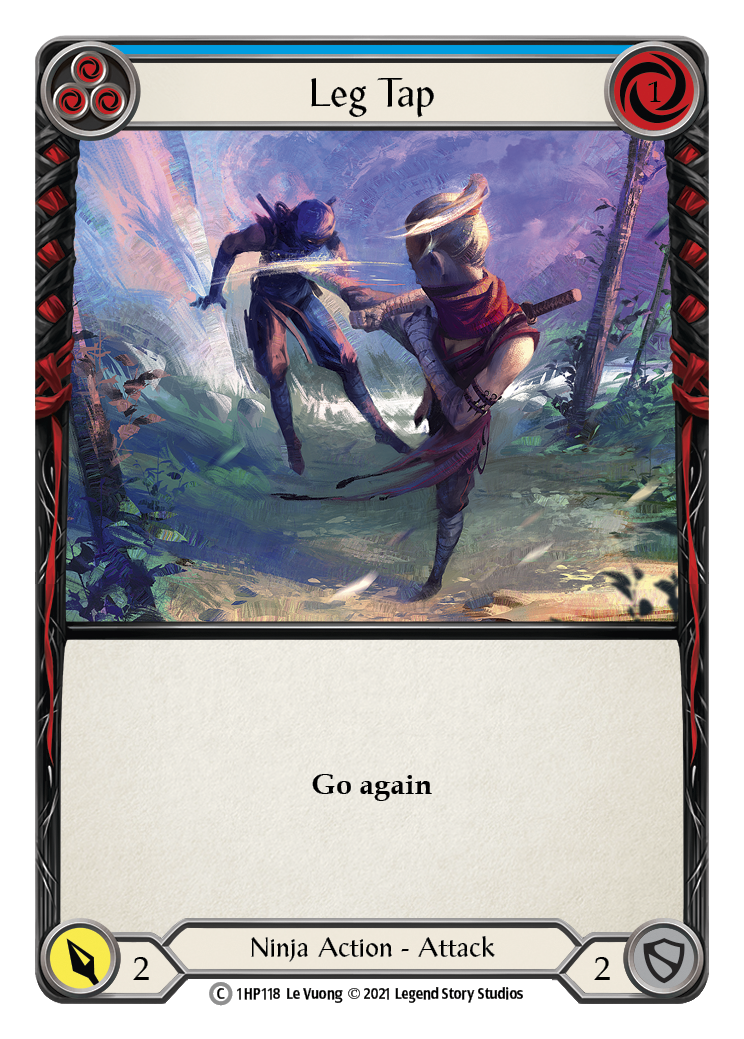 Leg Tap (Blue) [1HP118] (History Pack 1) | Card Merchant Takapuna