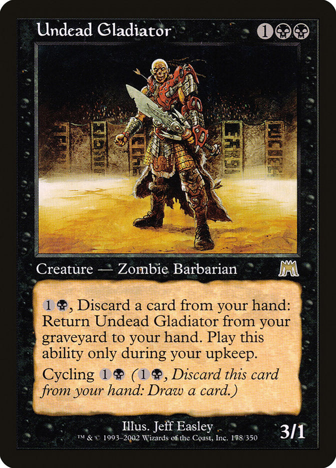 Undead Gladiator [Onslaught] | Card Merchant Takapuna