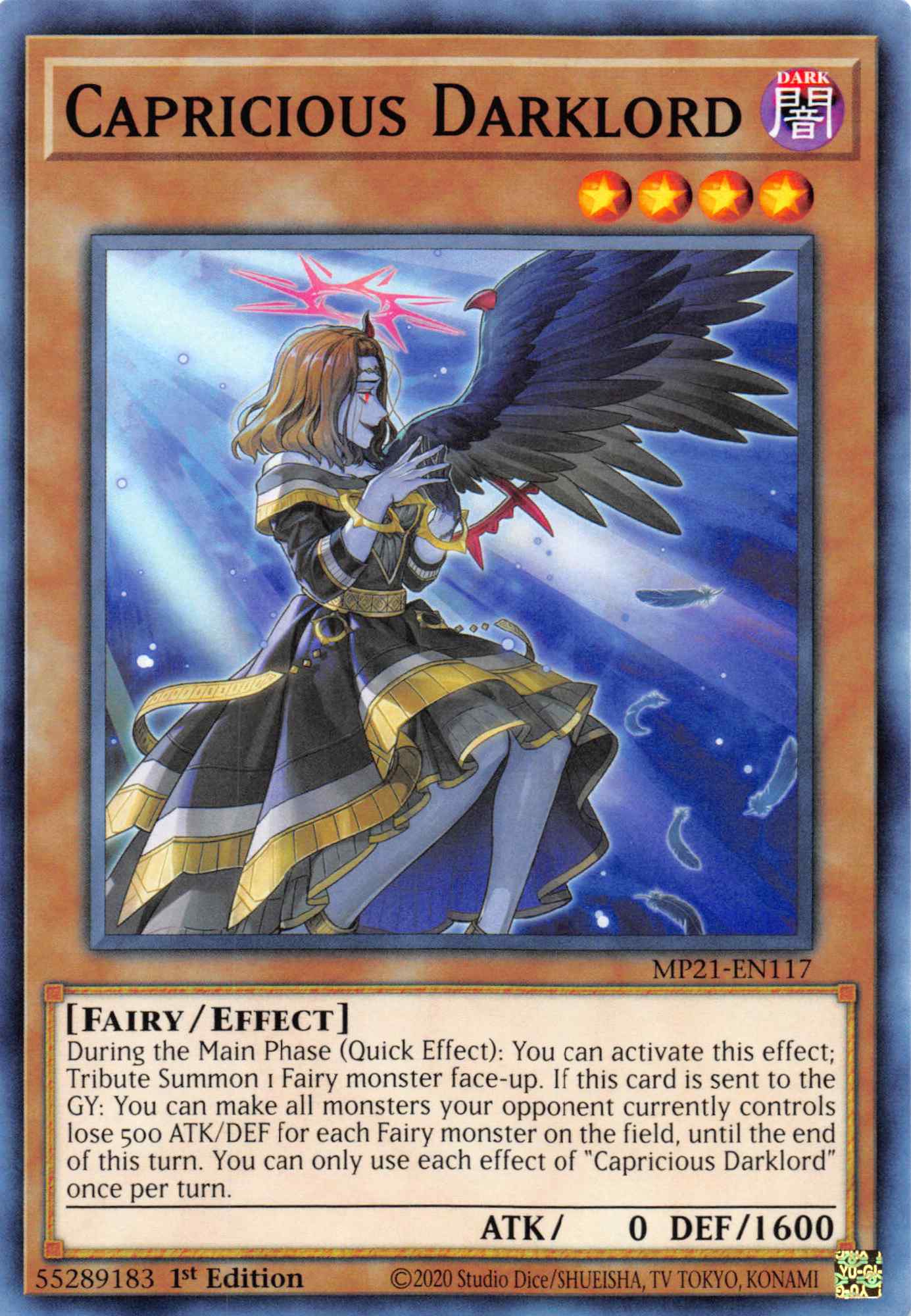 Capricious Darklord [MP21-EN117] Common | Card Merchant Takapuna