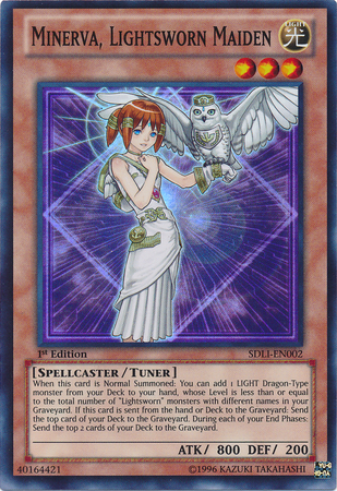 Minerva, Lightsworn Maiden [SDLI-EN002] Super Rare | Card Merchant Takapuna