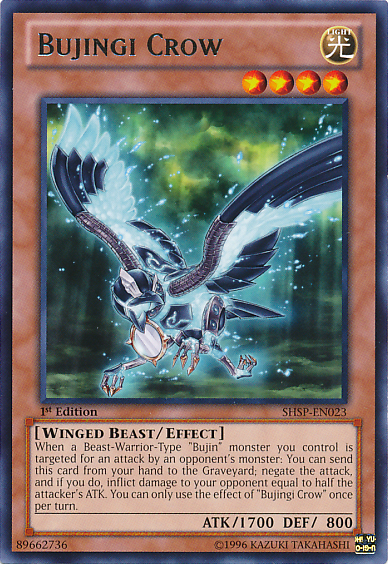 Bujingi Crow [SHSP-EN023] Rare | Card Merchant Takapuna