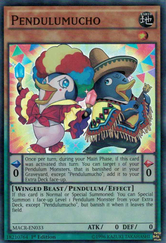 Pendulumucho [MACR-EN033] Super Rare | Card Merchant Takapuna