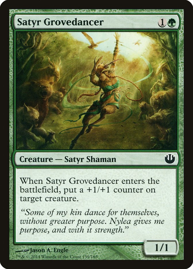 Satyr Grovedancer [Journey into Nyx] | Card Merchant Takapuna