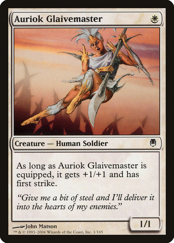 Auriok Glaivemaster [Darksteel] | Card Merchant Takapuna