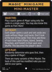 Mini-Master (Magic Minigame) [Commander Legends: Battle for Baldur's Gate Minigame] | Card Merchant Takapuna