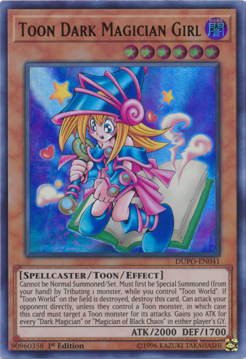 Toon Dark Magician Girl [DUPO-EN041] Ultra Rare | Card Merchant Takapuna